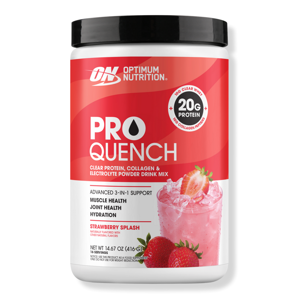 Optimum Nutrition ProQuench Whey + Collagen Protein Powder - Strawberry