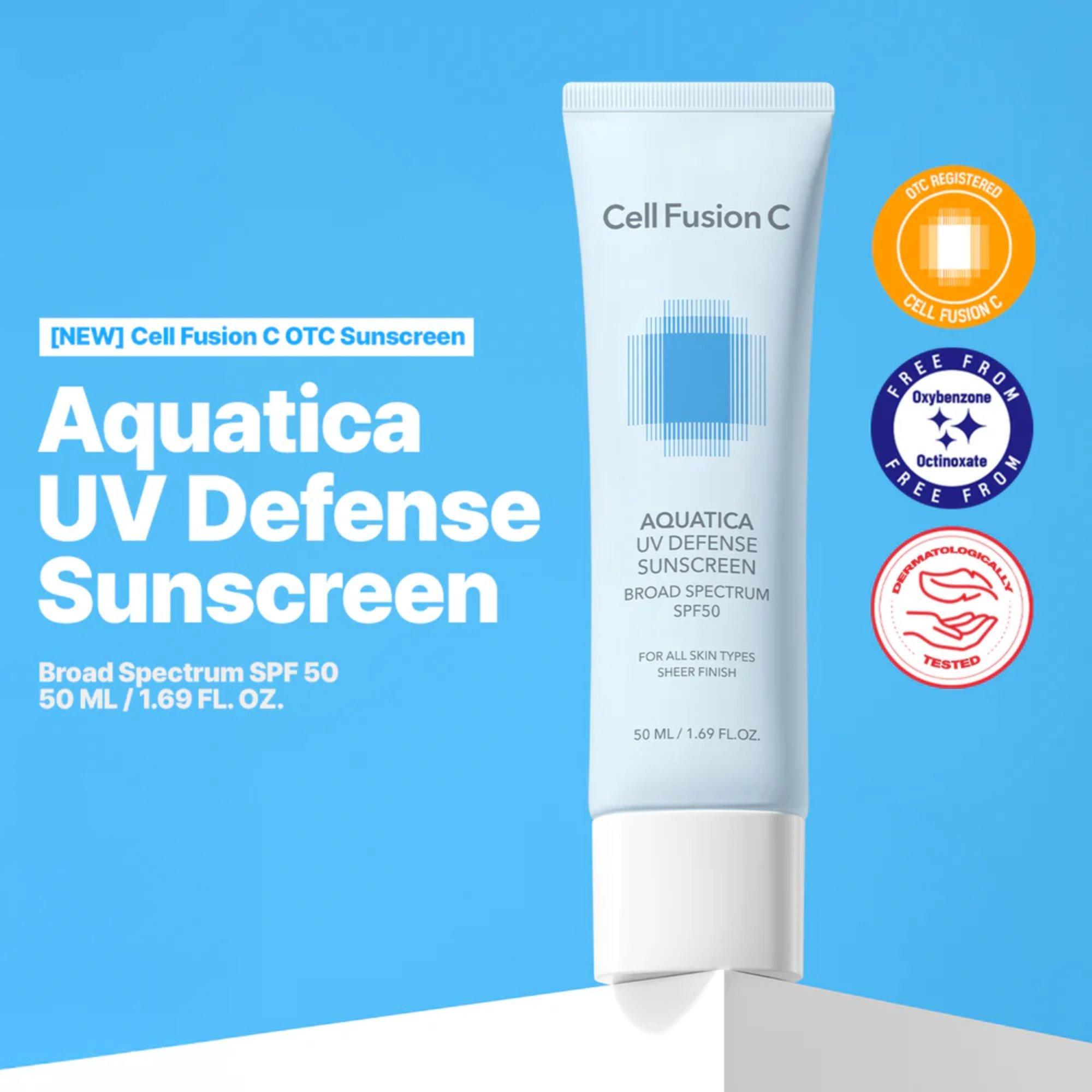 Солнцезащитное средство Cell Fusion C Aquatica UV Defense SPF 50 — фото 2