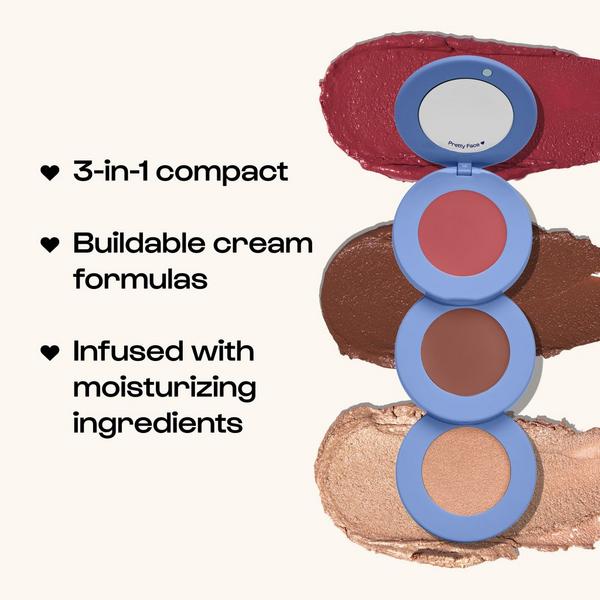 Alleyoop Stack the Odds Blush, Bronzer & Highlighter Trio #5