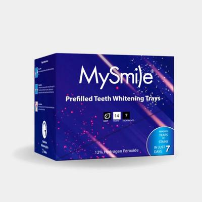 MySmile Prefilled Teeth Whitening Trays Kit, 12% Hydrogen Peroxide