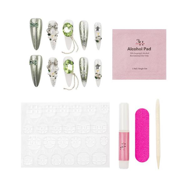 3H Nails Snowflake Jewel Handmade Press-On Nails #3