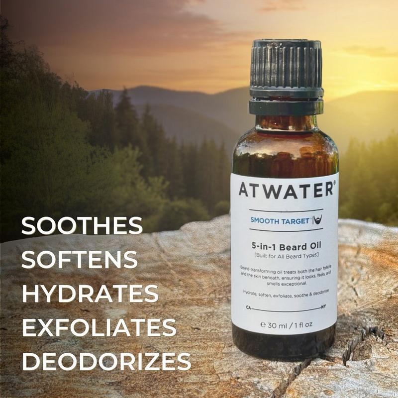 ATWATER - 1 oz Smooth Target 5-in-1 Beard Oil