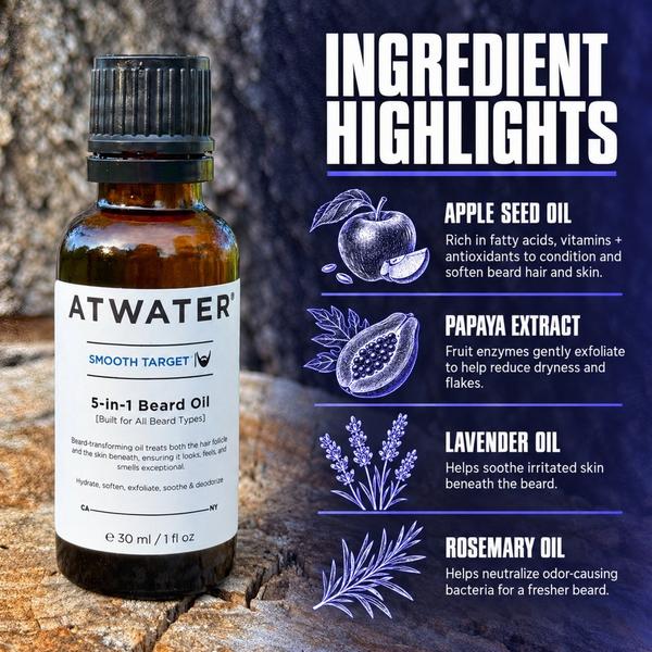 ATWATER Smooth Target 5-in-1 Beard Oil #4