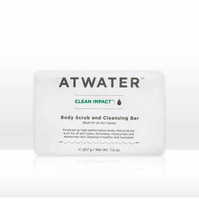ATWATER Clean Impact Body Scrub and Cleansing Bar