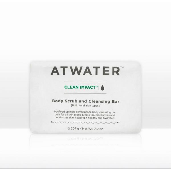 ATWATER Clean Impact Body Scrub and Cleansing Bar #1