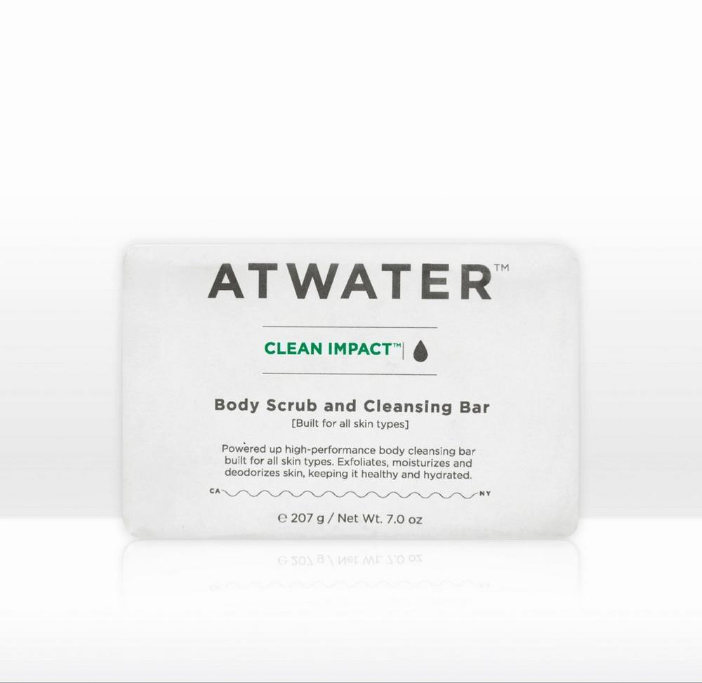 Atwater Clean Impact Body Scrub And Cleansing Bar