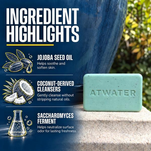 ATWATER Clean Impact Body Scrub and Cleansing Bar #3