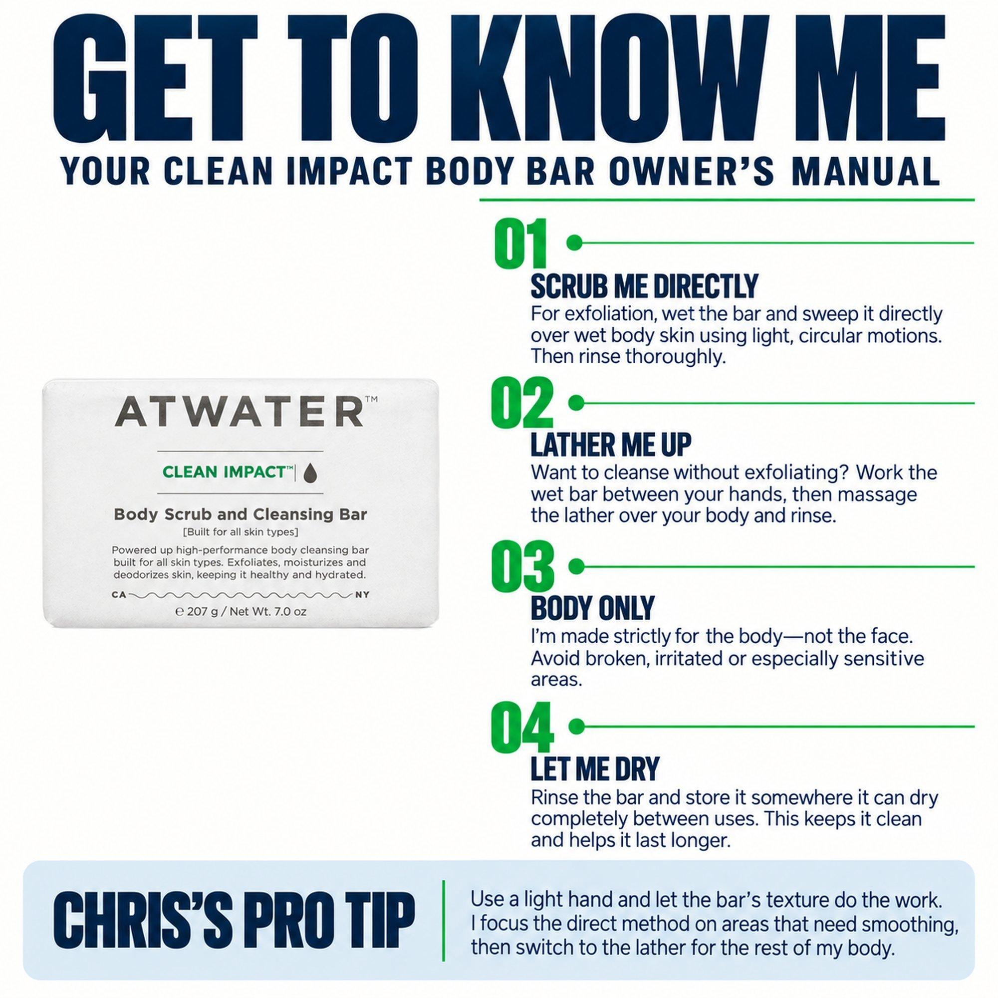 Скраб-мыло для тела Atwater Clean Impact — фото 5
