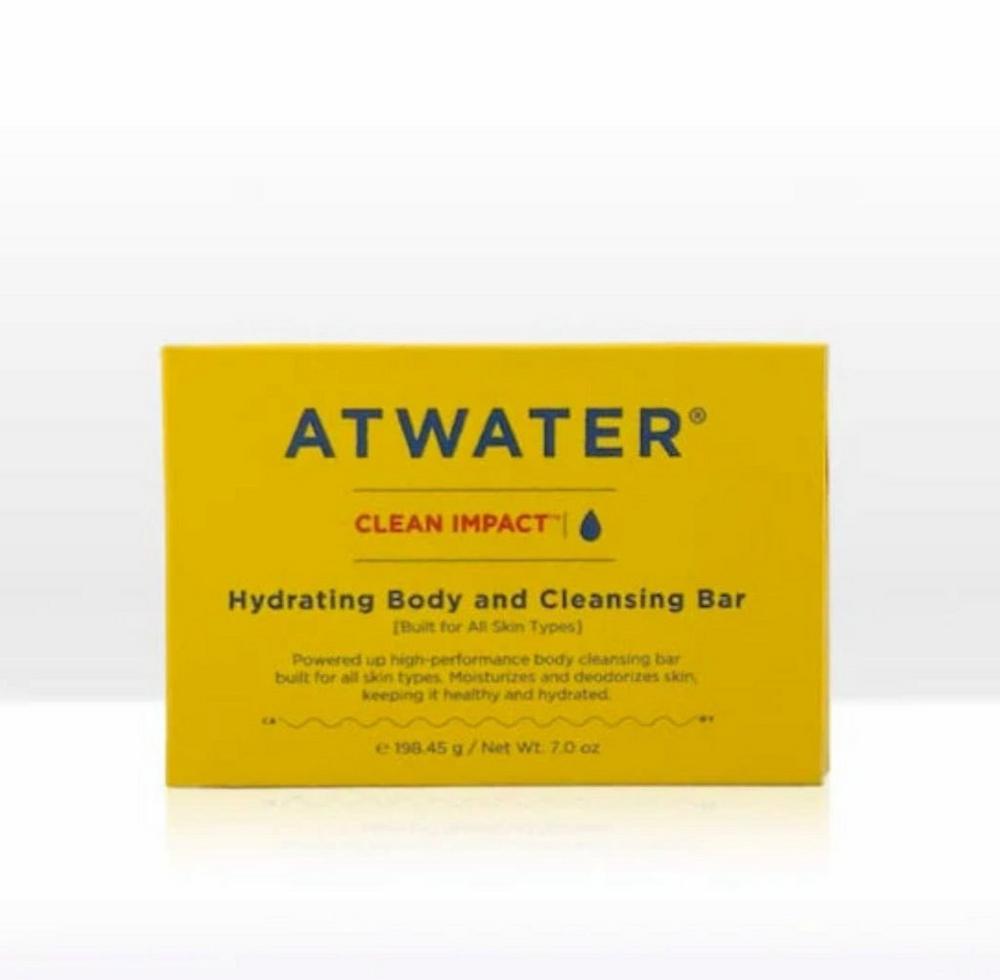 Atwater Clean Impact Hydrating Body And Cleansing Bar