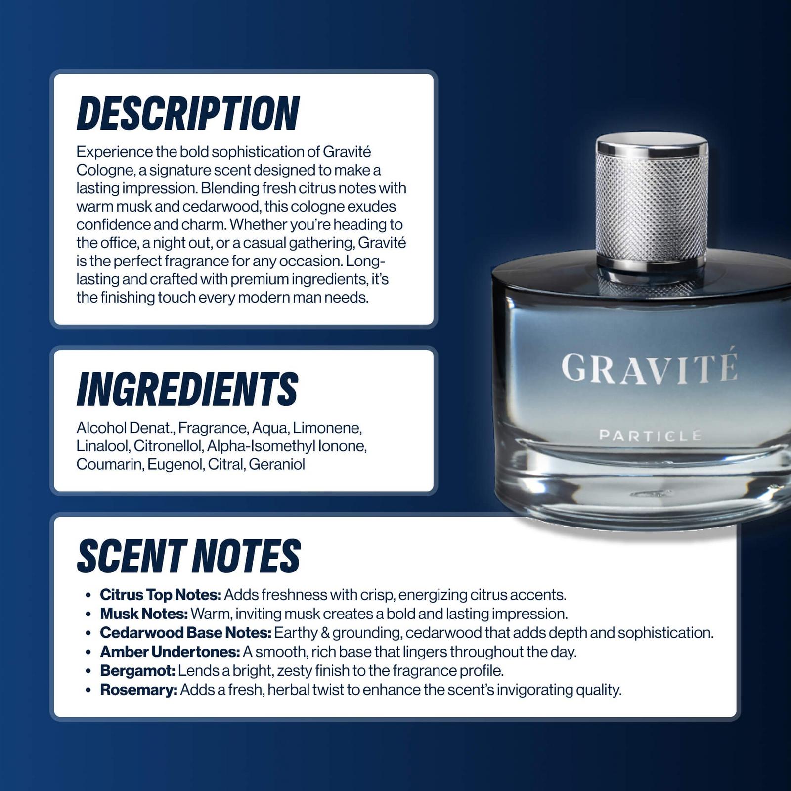 Gravité Cologne For Men