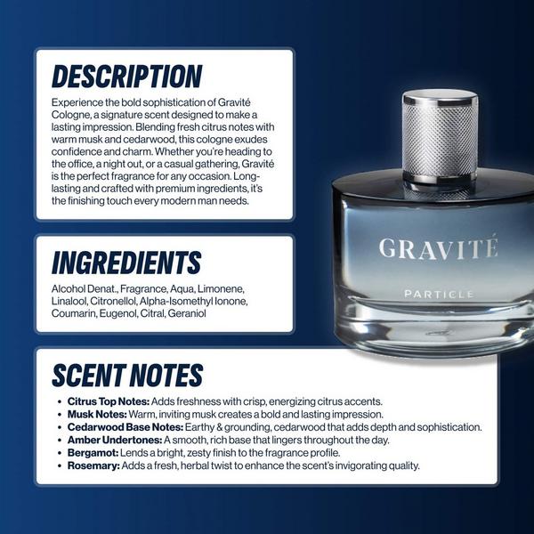 Particle for Men Gravité Cologne For Men #4