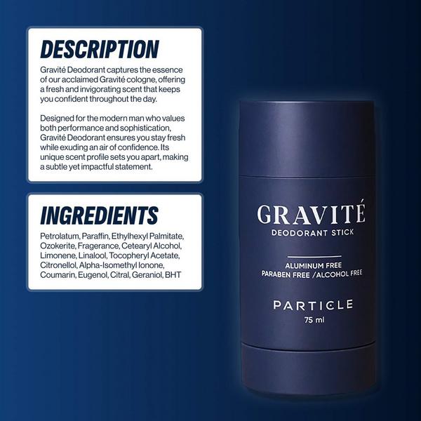 Particle for Men Gravité Deodorant For Men #4