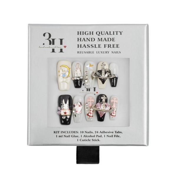 3H Nails Whimsical Charm Handmade Press-On Nails #1