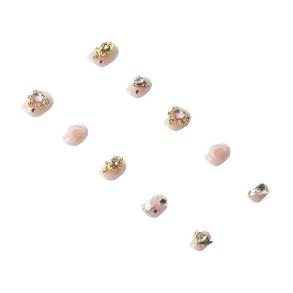 3H Nails Jeweled Petals Handmade Press-On Nails #2