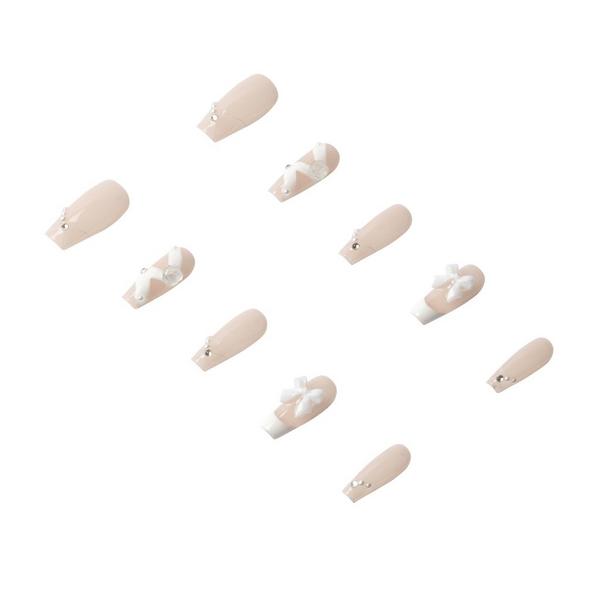 3H Nails Blush Ballet Handmade Press-On Nails #2