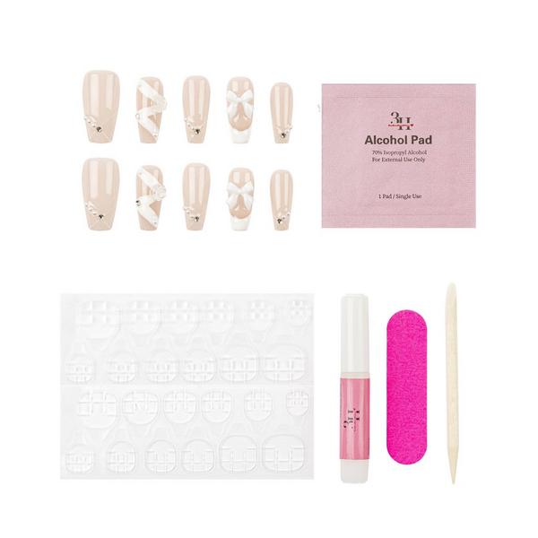 3H Nails Blush Ballet Handmade Press-On Nails #3