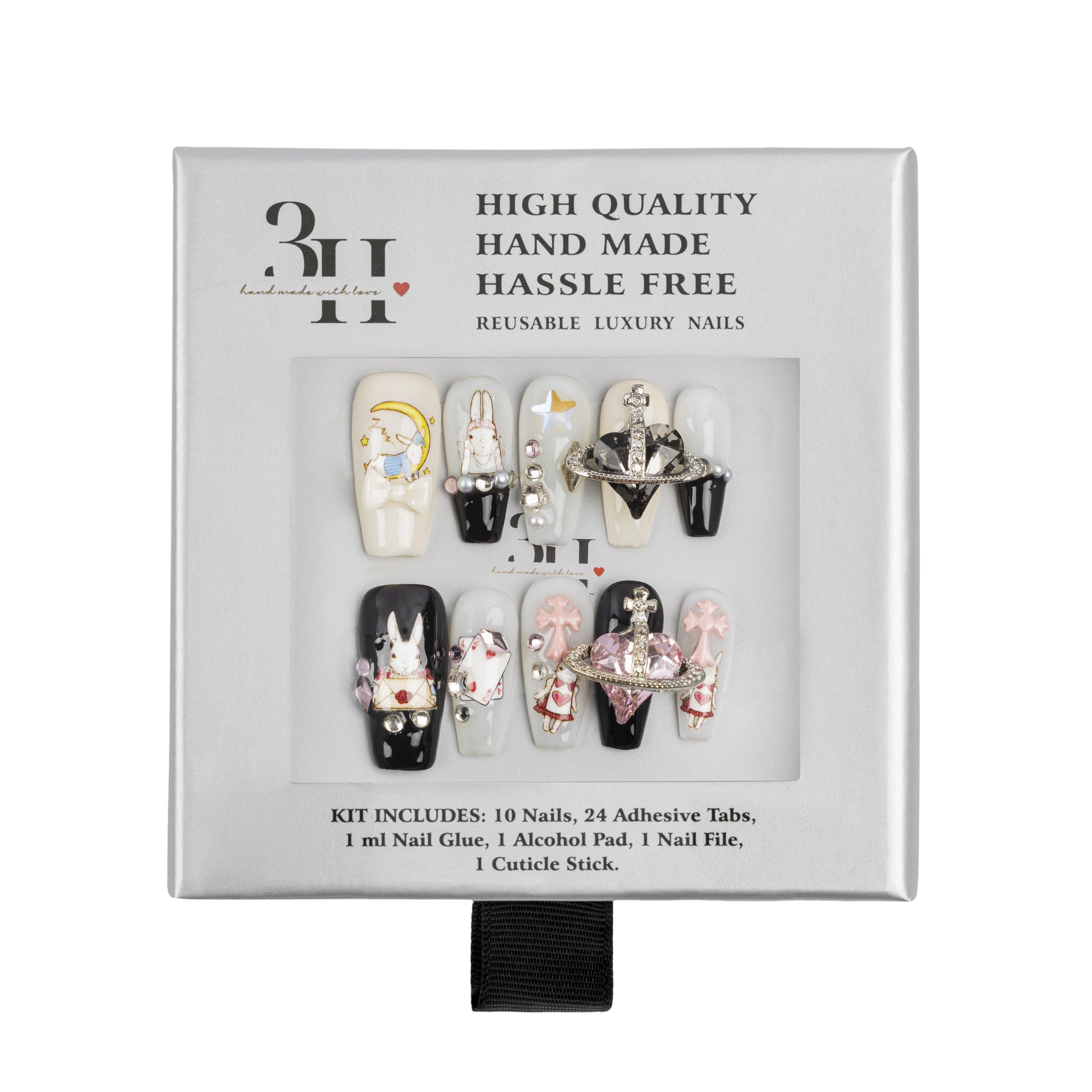 3H Nails Whimsical Charm Handmade Press-On Nails #1