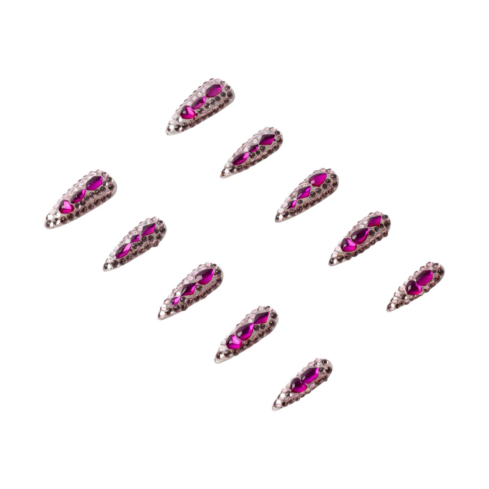 Diamond Diva Handmade Press-On Nails - Large