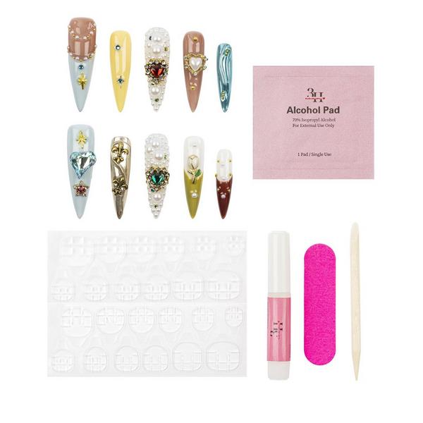3H Nails Majestic Fantasy Handmade Press-On Nails #4