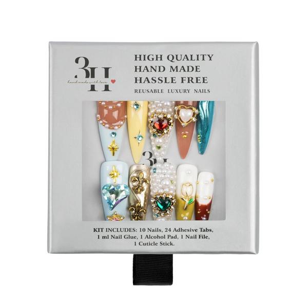3H Nails Majestic Fantasy Handmade Press-On Nails #2