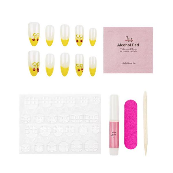 3H Nails Cherry Pop Handmade Press-On Nails #3