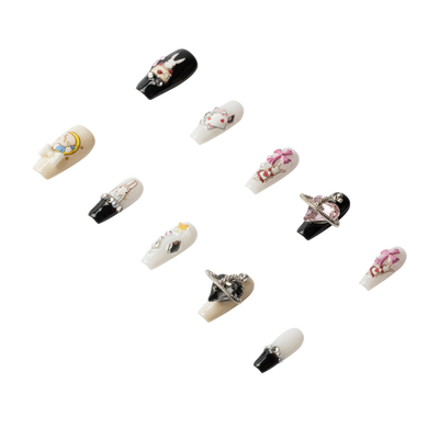 3H Nails Whimsical Charm Handmade Press-On Nails