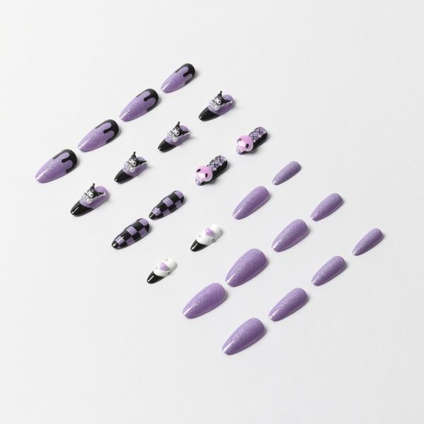 3H Nails Kuromi Almond Nails #2