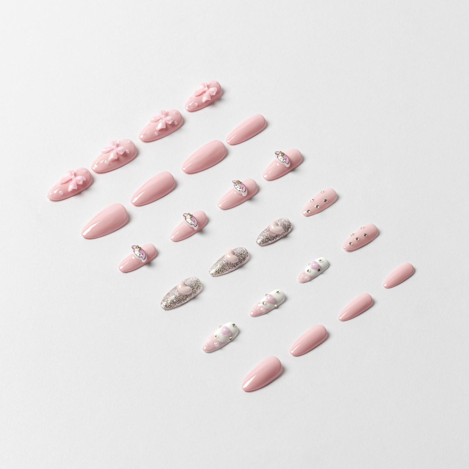 My Melody Almond Nails