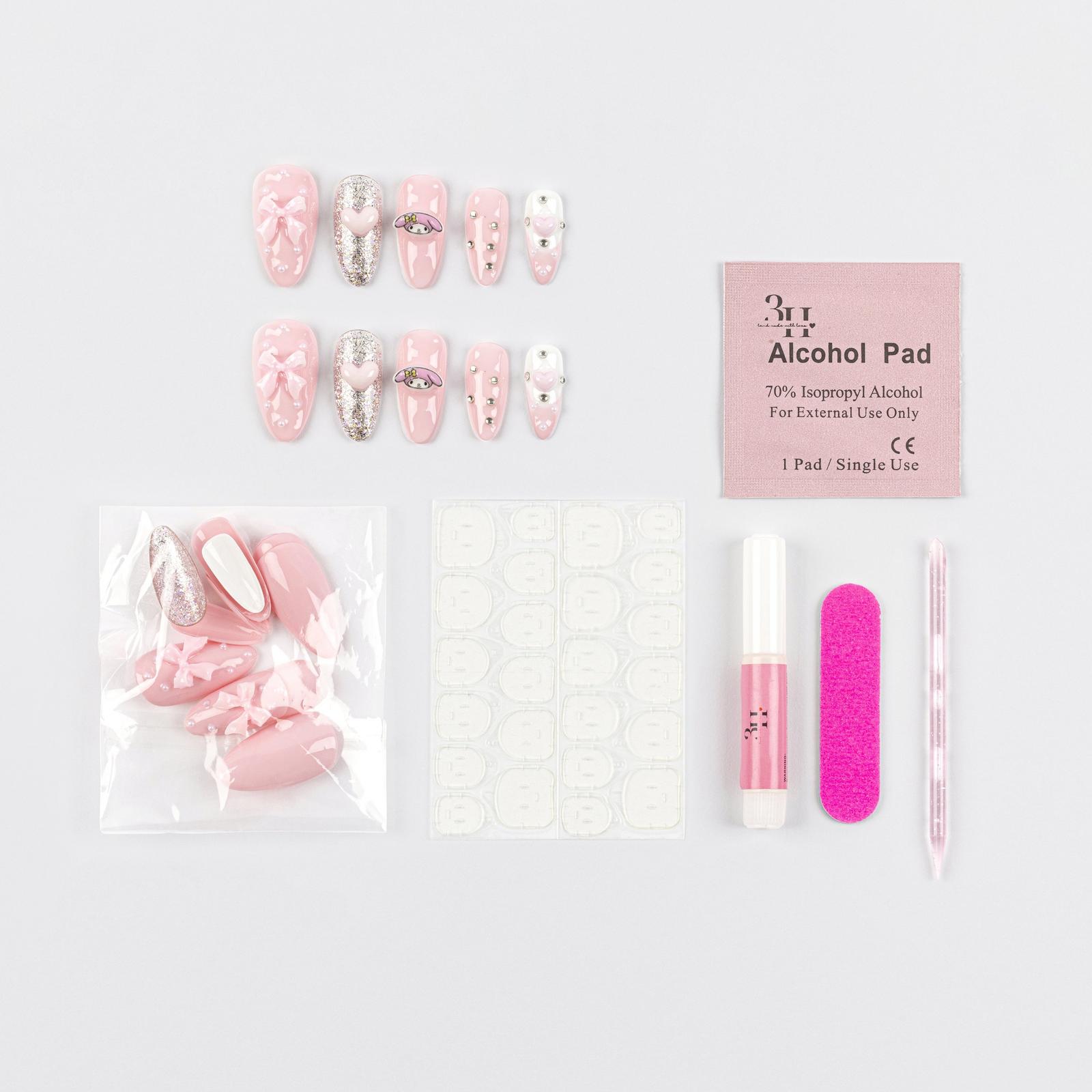 My Melody Almond Nails