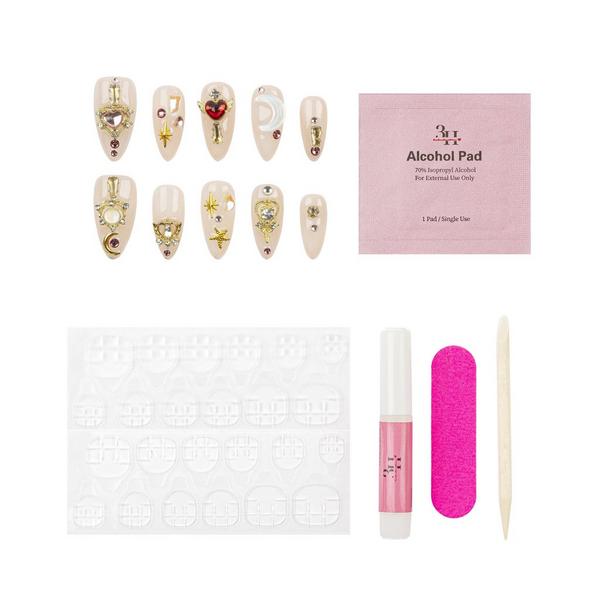 3H Nails Lunar Bloom Handmade Press-On Nails #3