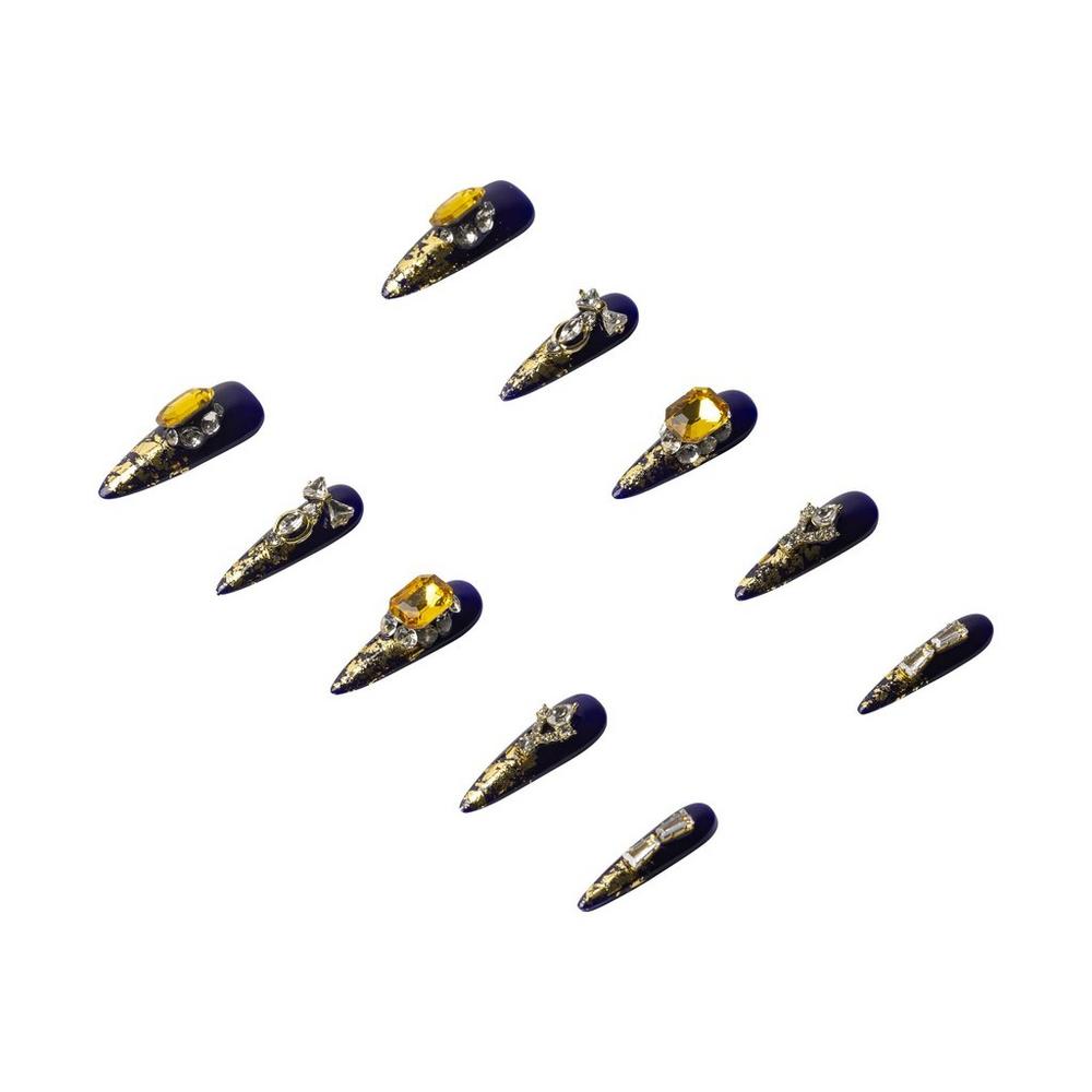 Empire Gold Handmade Press-On Nails - Xsmall