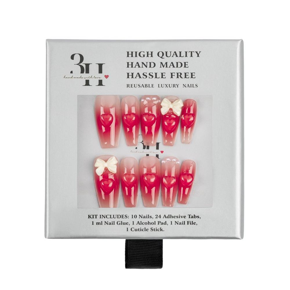 3h Nails Rogue Bowtique Handmade Press-on Nails - Small