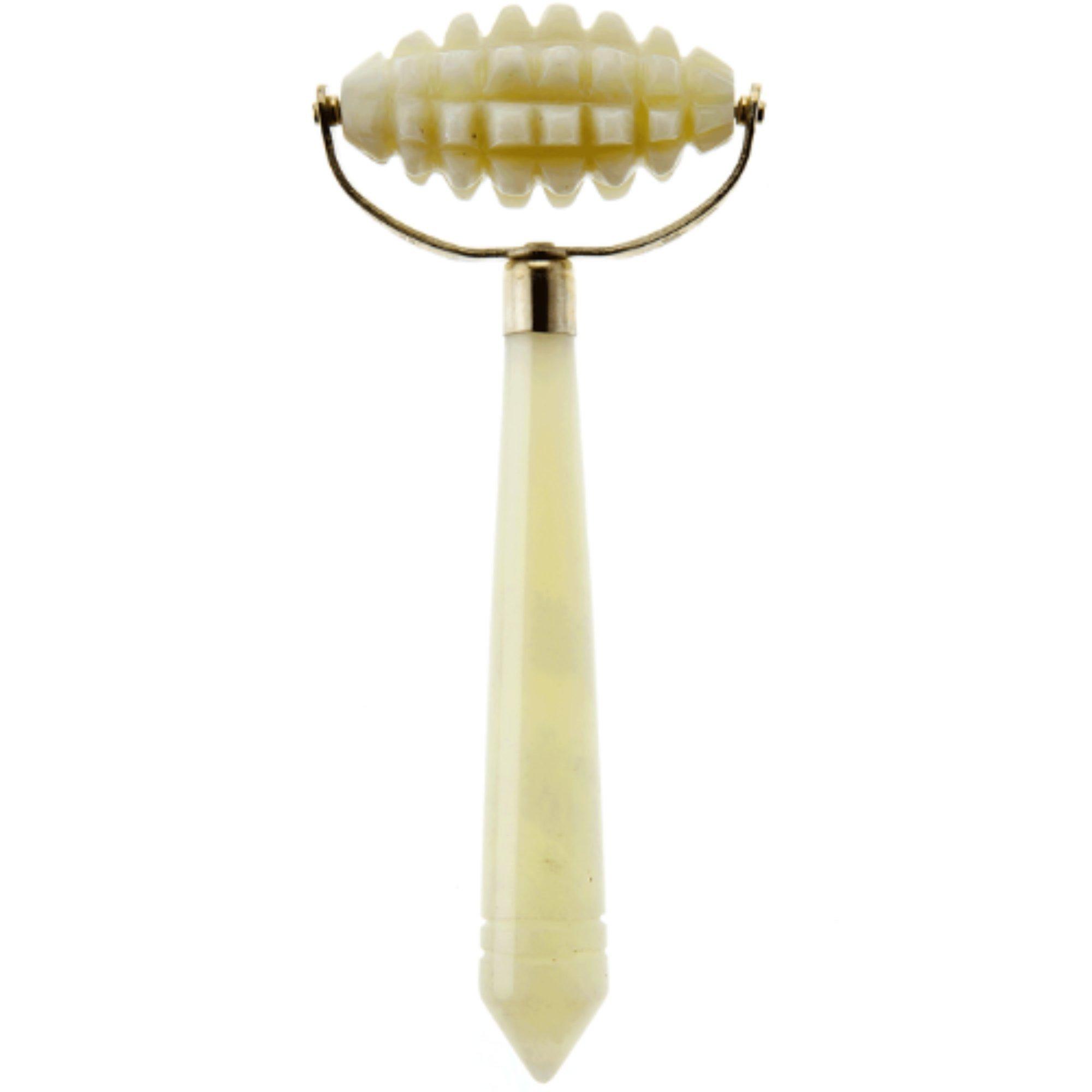 White Lotus Beauty Genuine Crystal Intensive Roller Chemical Free Jade #1