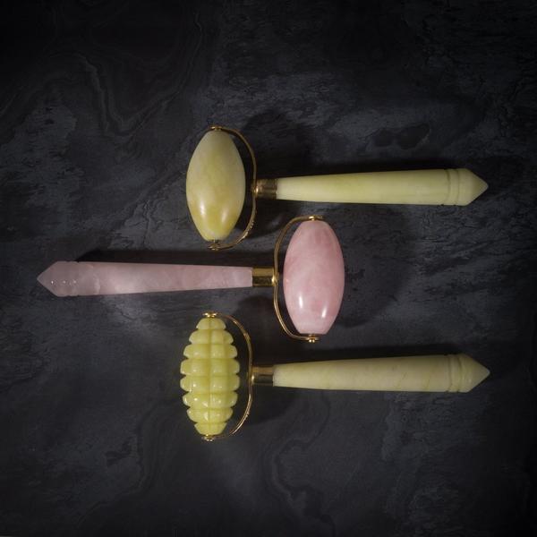 White Lotus Beauty Genuine Crystal Intensive Roller Chemical Free Jade #8