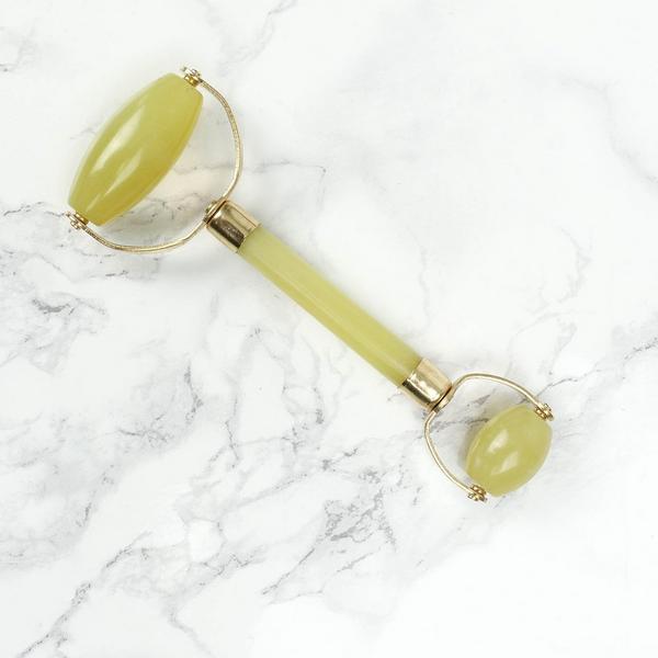 White Lotus Beauty Genuine Crystal Roller Chemical Free Jade #7