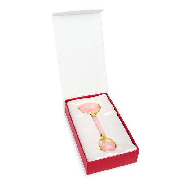 White Lotus Beauty Genuine Crystal Roller Chemical Free Rose Quartz #7