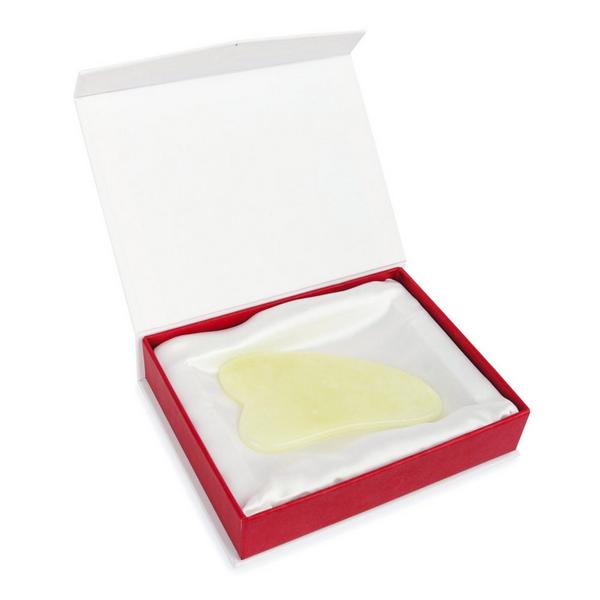 White Lotus Beauty Genuine Crystal Gua Sha- Chemical Free Jade #2