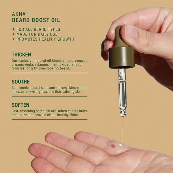 Asna Beauty Amla BioVeda Beard Oil + 3-in-1 Hair Oil Growth & Hydration Set #2
