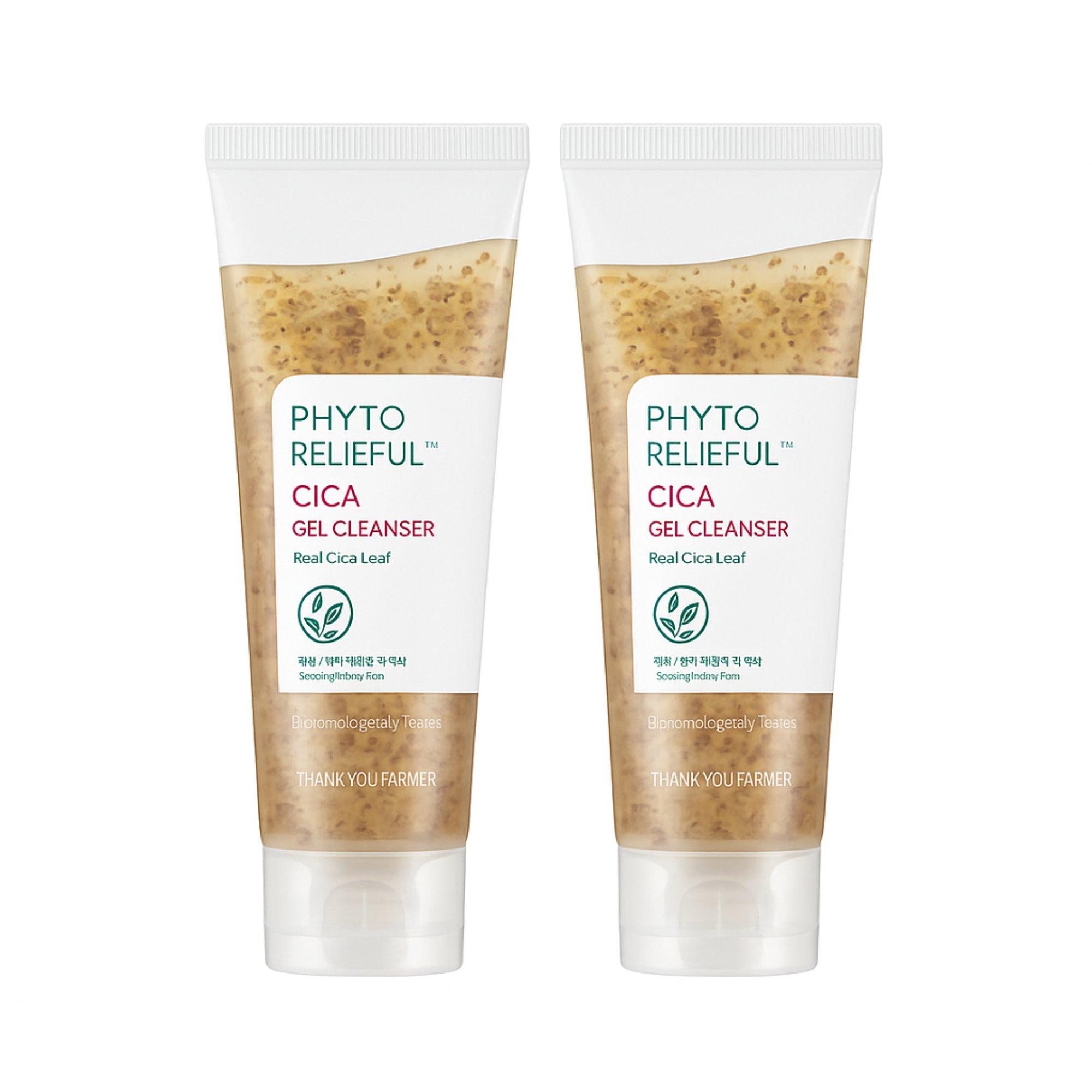 Thank You Farmer Phyto Relieful Cica Gel Cleanser Duo #1