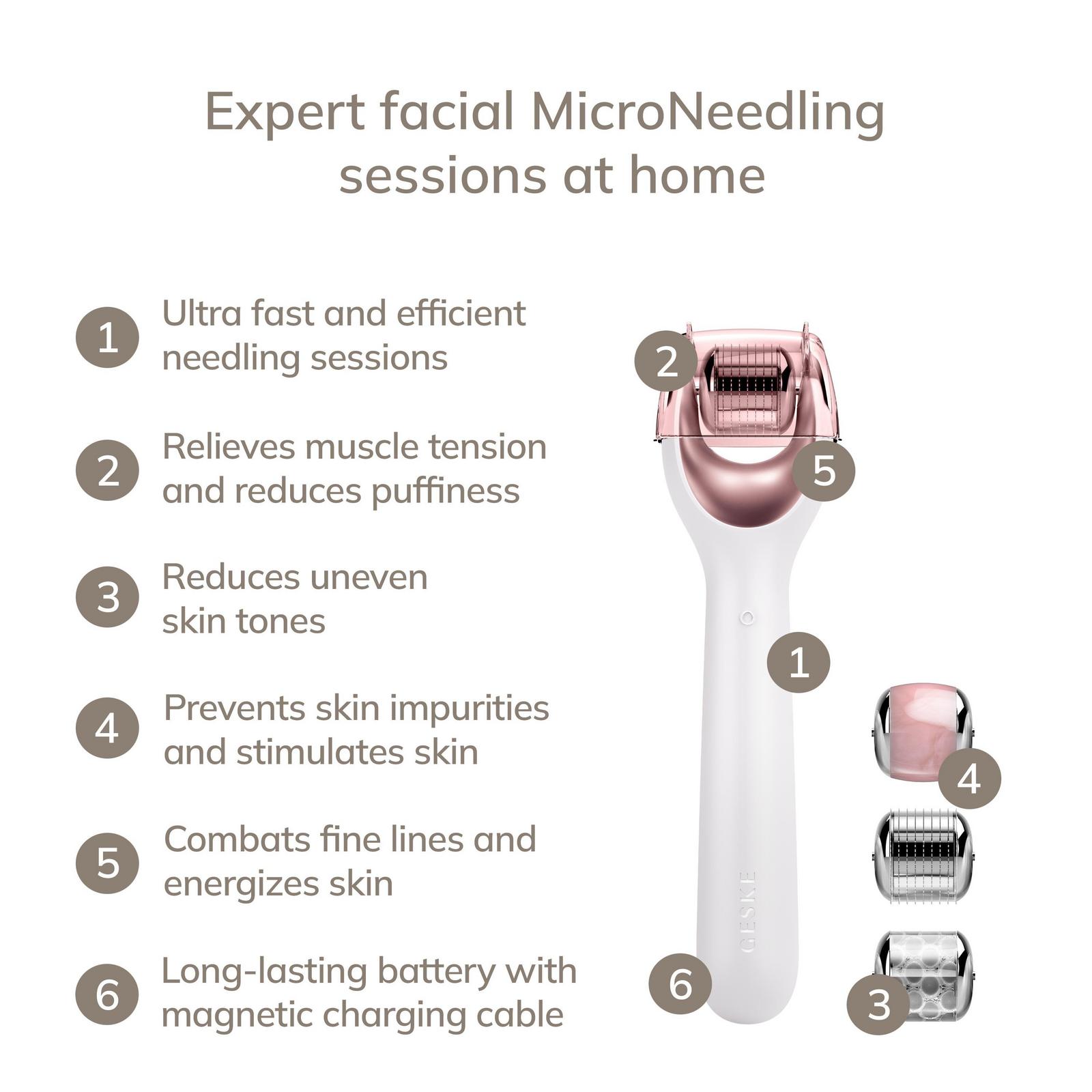 SmartAppGuided MicroNeedle Face Roller | 9 in 1 - Starlight
