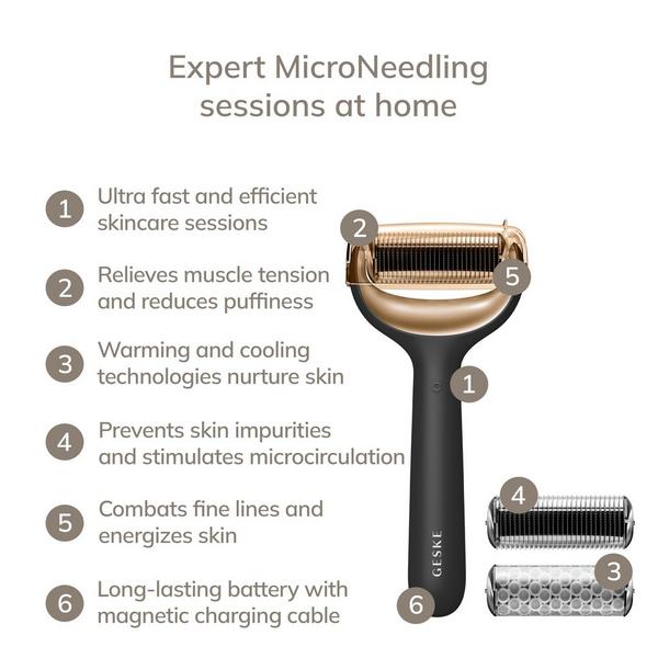 Geske SmartAppGuided MicroNeedle Face & Body Roller | 8 in 1 #2