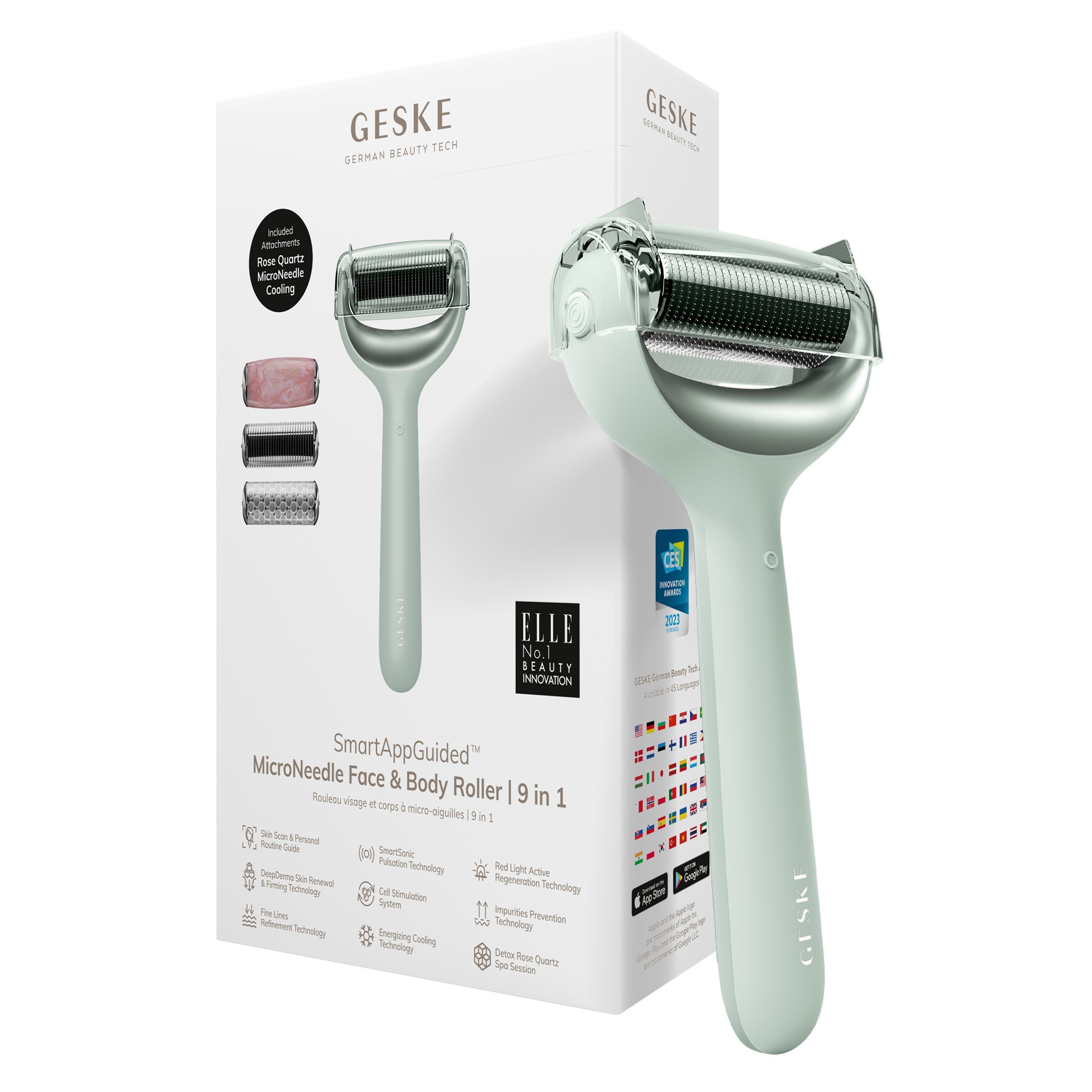 Geske SmartAppGuided MicroNeedle Face & Body Roller | 9 in 1 #1