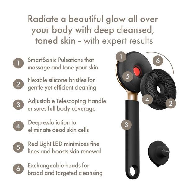 Geske SmartAppGuided Sonic LED Full-Body Brush & Intensive Exfoliator | 9 in 1 #2