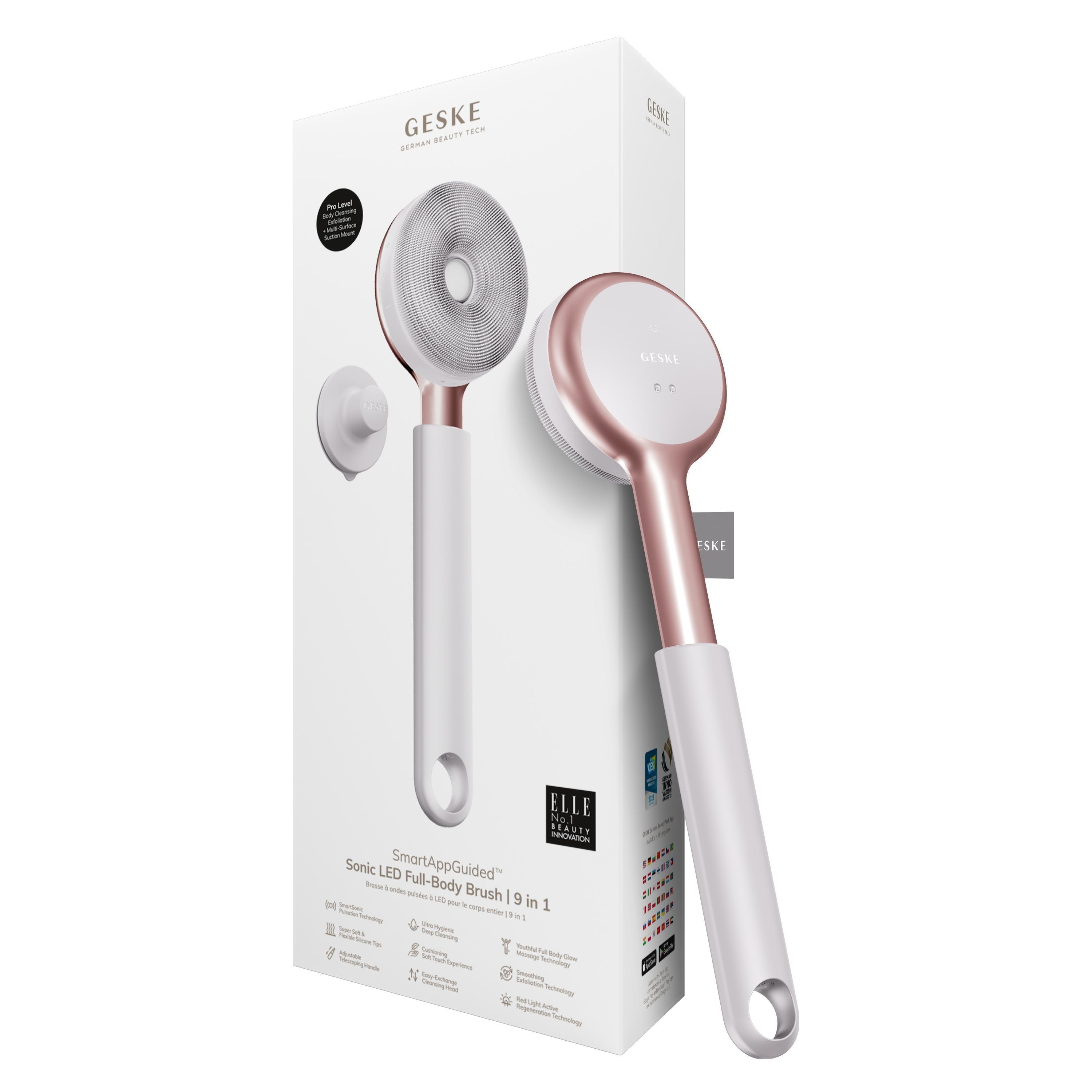 Geske SmartAppGuided Sonic LED Full-Body Brush & Intensive Exfoliator | 9 in 1 #1