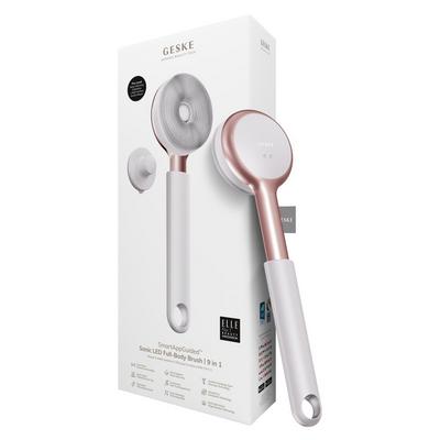 Geske SmartAppGuided Sonic LED Full-Body Brush & Intensive Exfoliator | 9 in 1