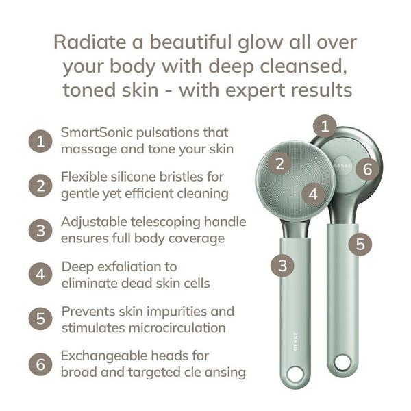 Geske SmartAppGuided Sonic Full-Body Brush & Intensive Exfoliator | 8 in 1 #2