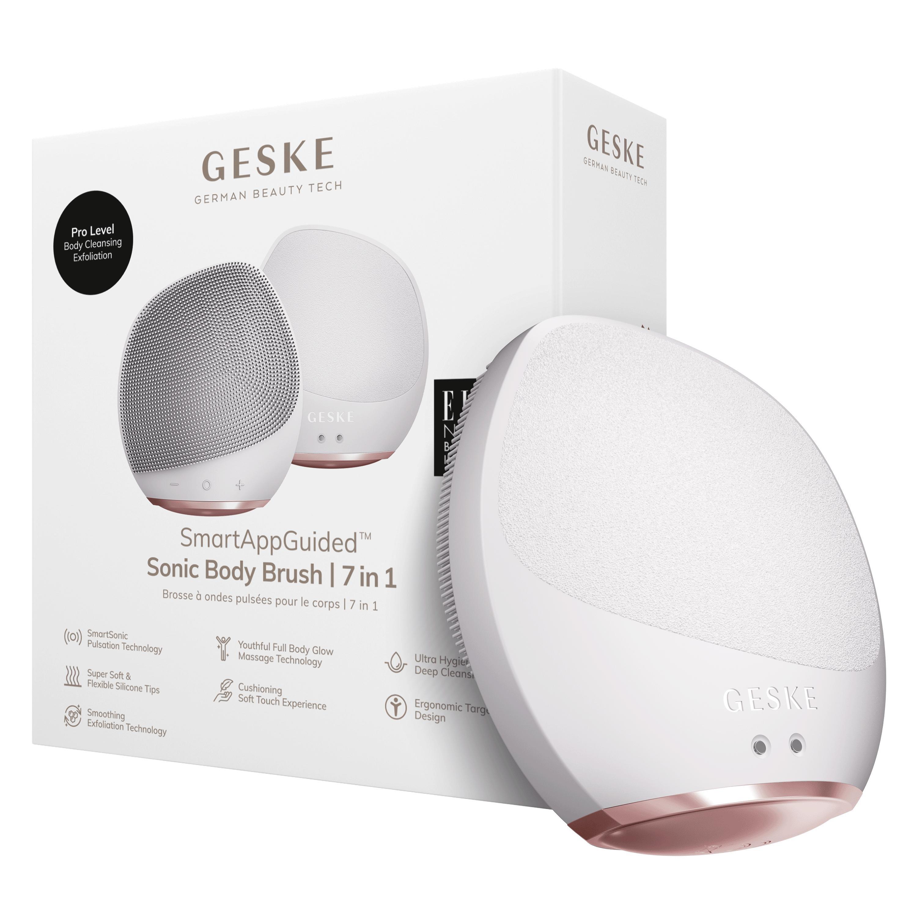 Geske SmartAppGuided Sonic Body Brush & Intensive Exfoliator | 7 in 1 #1