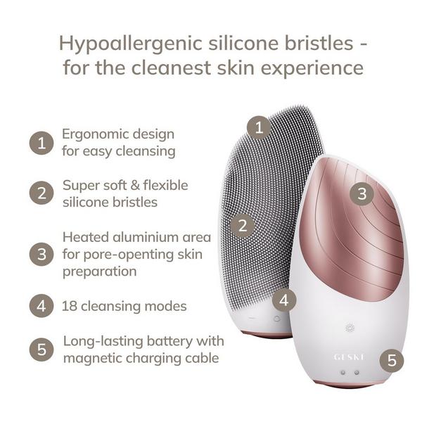 Geske SmartAppGuided Sonic Thermo Facial Brush | 6 in 1 #2