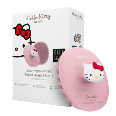 Geske Hello Kitty SmartAppGuided Facial Brush with Handle | 3 in 1