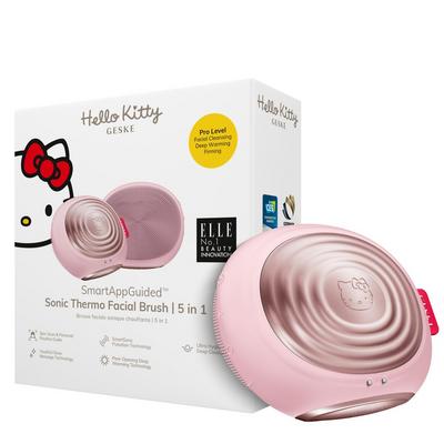 Geske Hello Kitty SmartAppGuided Sonic Thermo Facial Brush | 5 in 1
